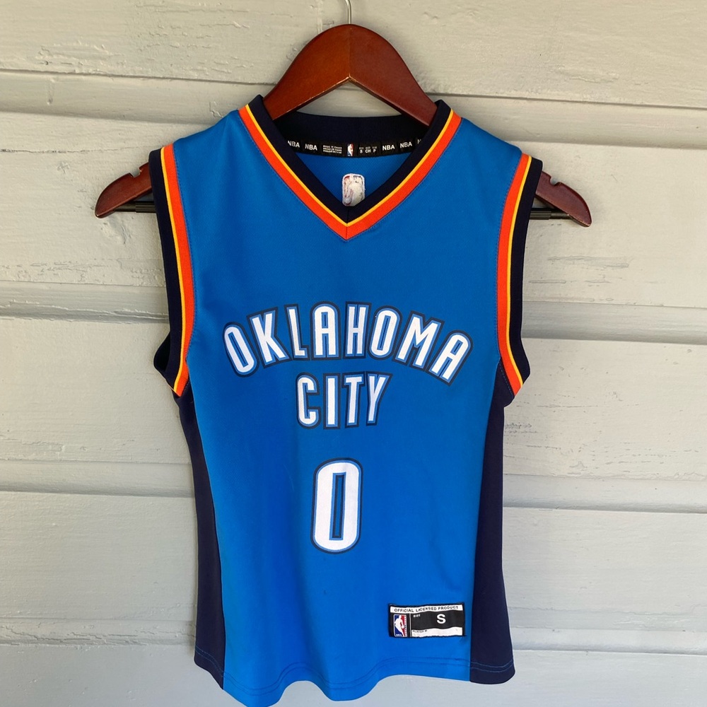 NBA Kids Oklahoma City Westbrook #0 Basketball Jersey